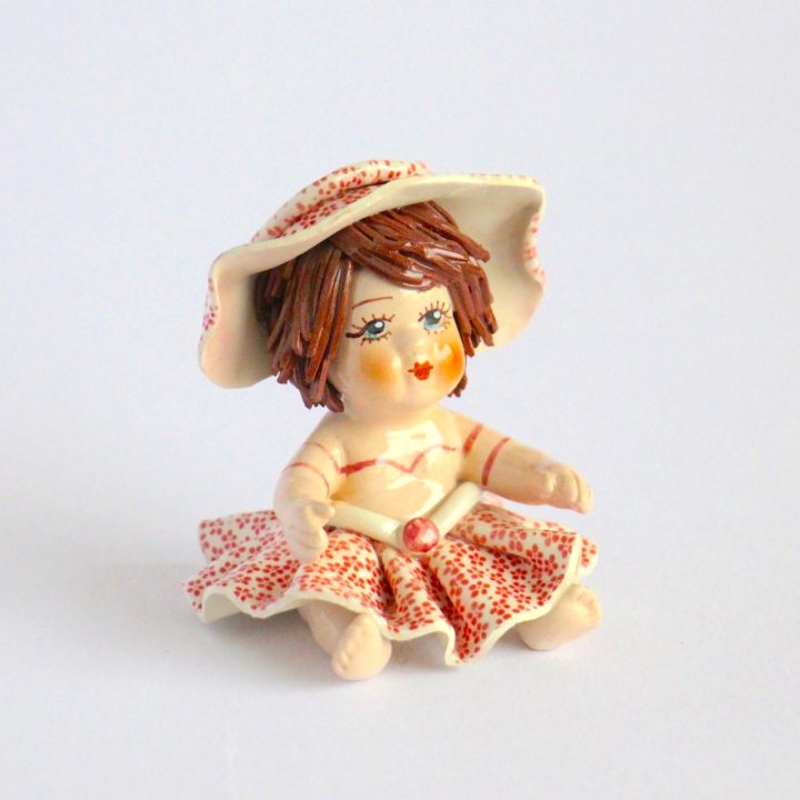 Sitting girl