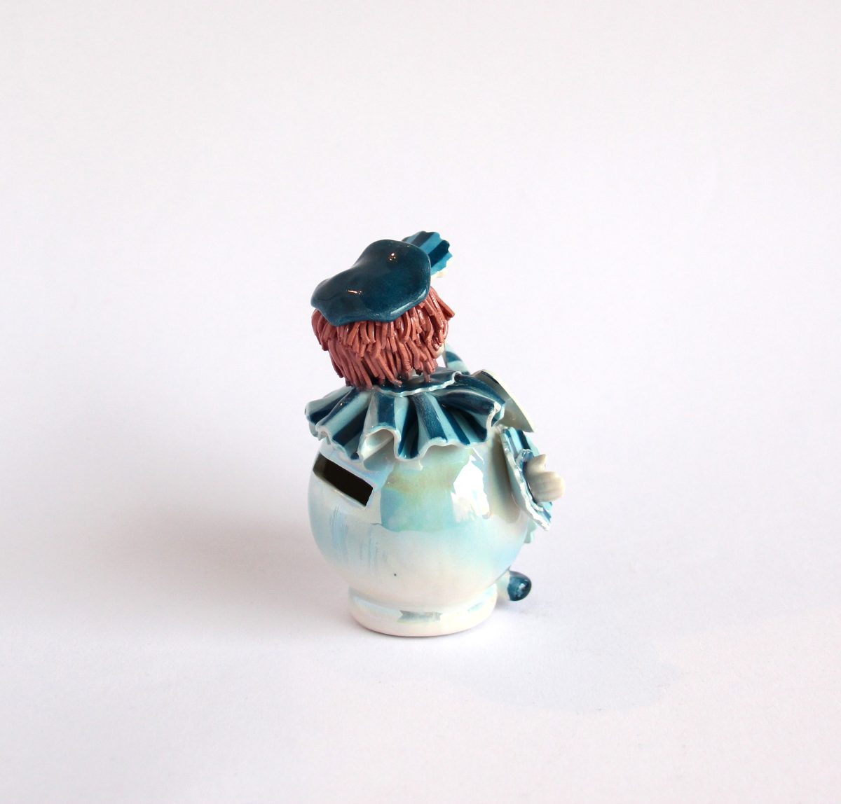 Clown with blue stripes - Image 2