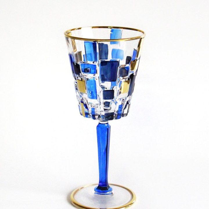 Blue wine set- etna