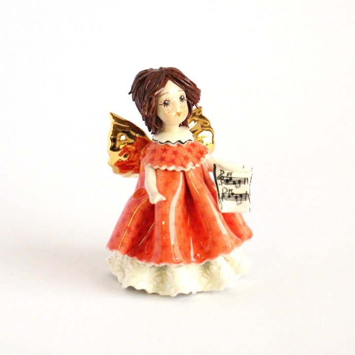 Angel with notes
