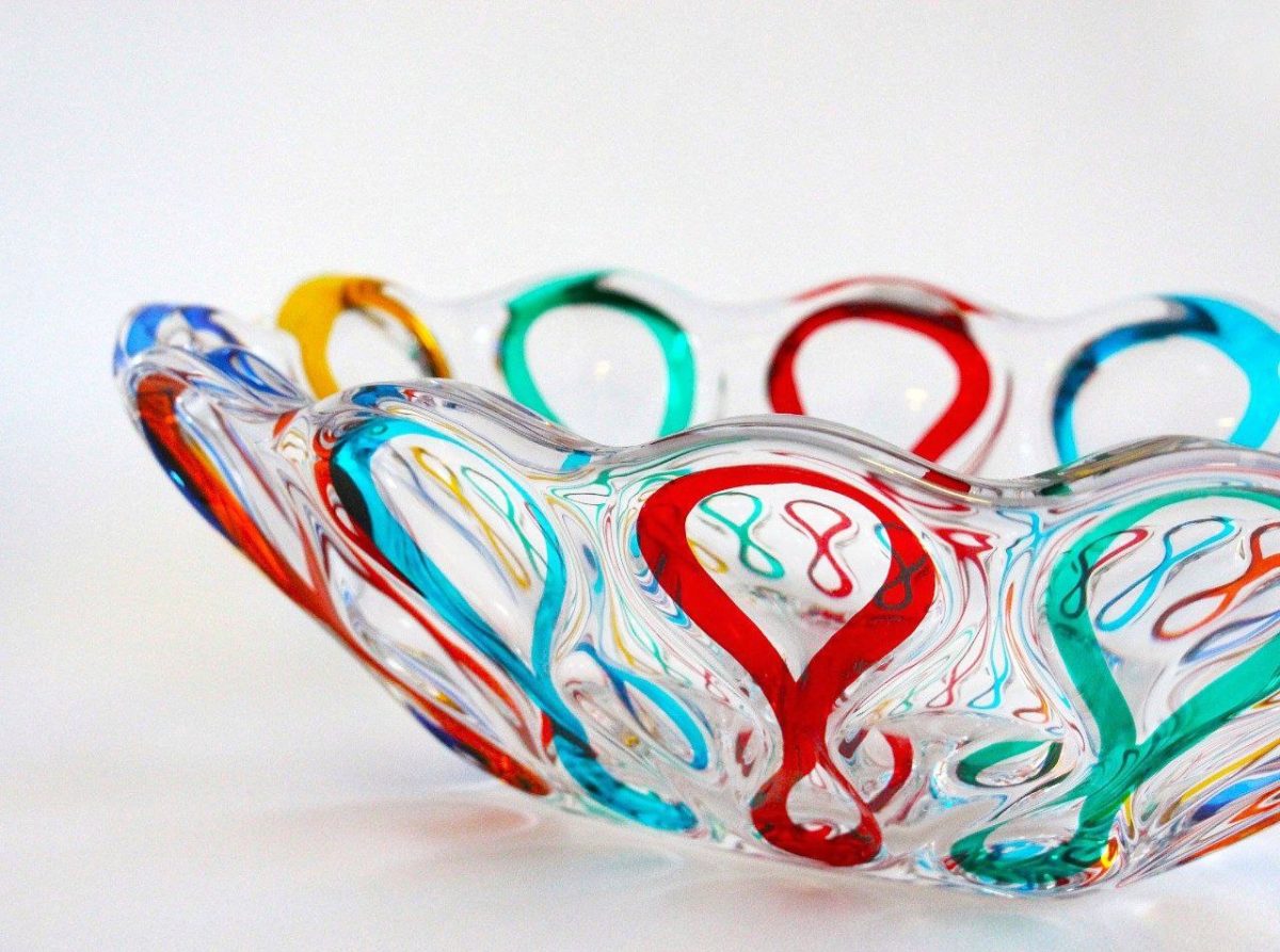 Colour oval bowl- ocean - Image 2