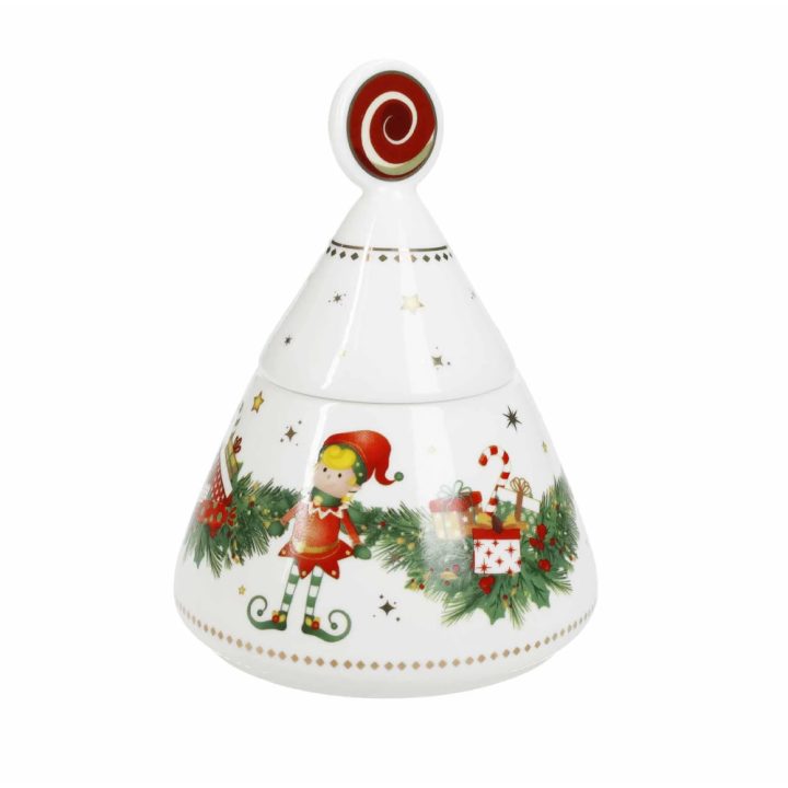 Christmas sugar bowl