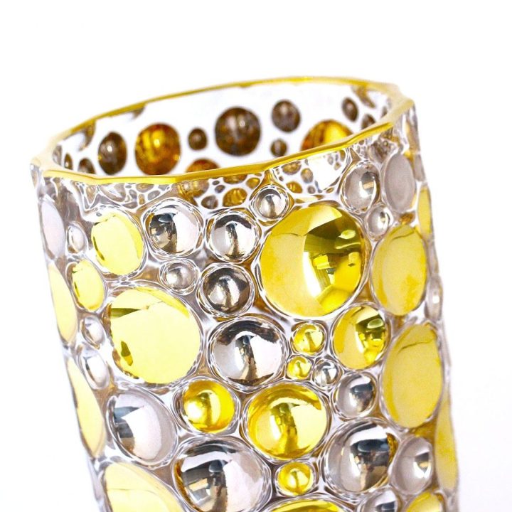 Gold platinum vase