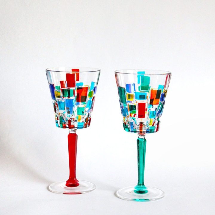 Red wine set etna