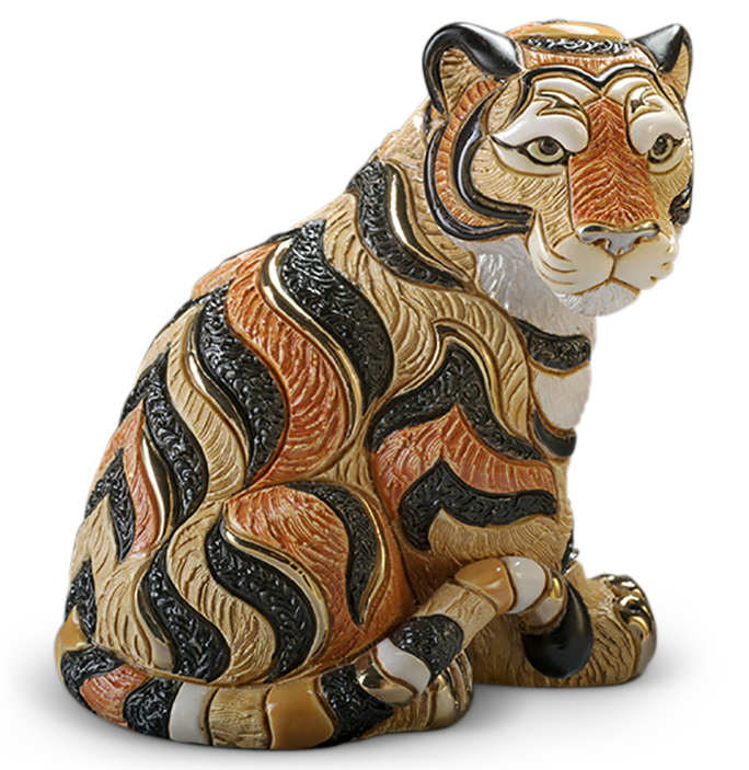 Tiger sitting